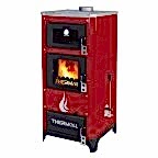 MANOLYA THERMALL 29 KW DİKEY ŞÖMİNELİ FIRINLI KALORİFER SOBASI